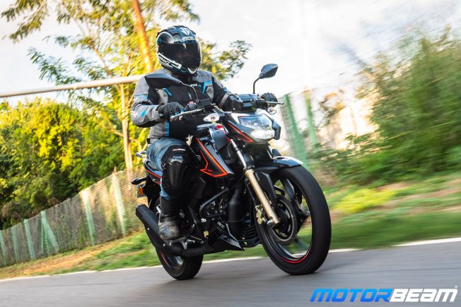 2020 TVS Apache 200 Review Riding Comfort