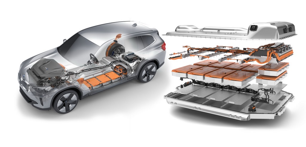 Floor mounted batteries