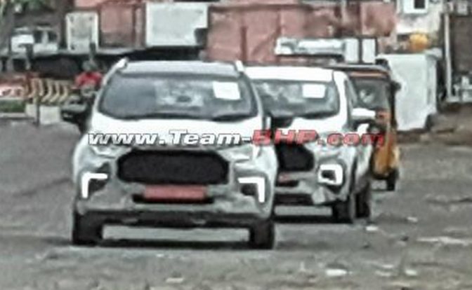 2021 Ford EcoSport Facelift Spied