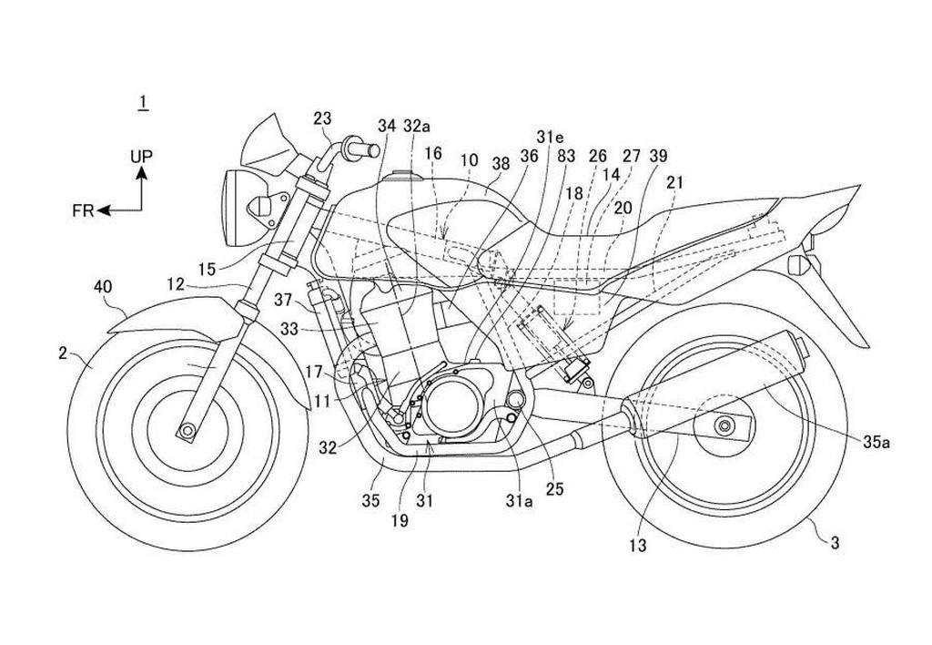 2021 Honda CB250 Patent