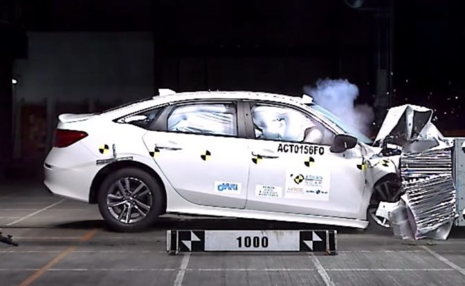 2021 Honda Civic Asean NCAP Frontal Impact Test
