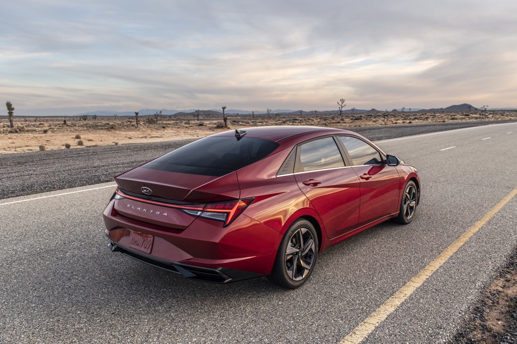 2021 Hyundai Elantra Rear