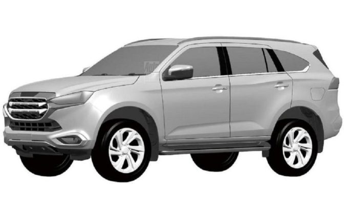2021 Isuzu MU-X Patent