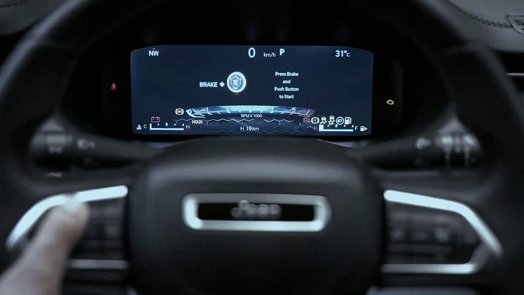 2021 Jeep Compass Digital Instrument Cluster