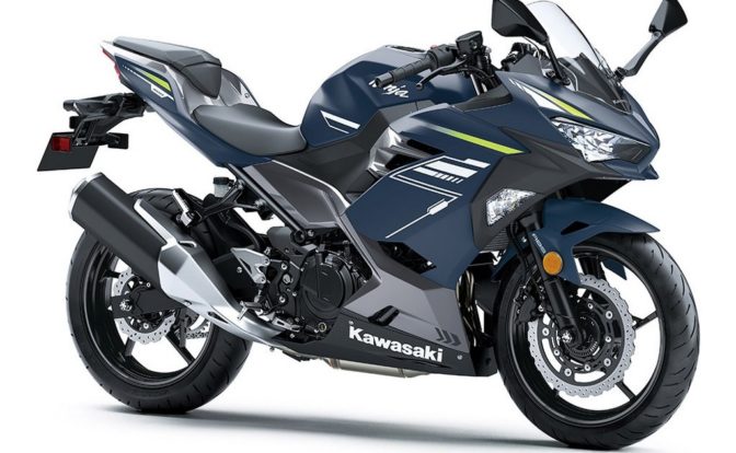 2021 Kawasaki Ninja Metal Twilight Blue