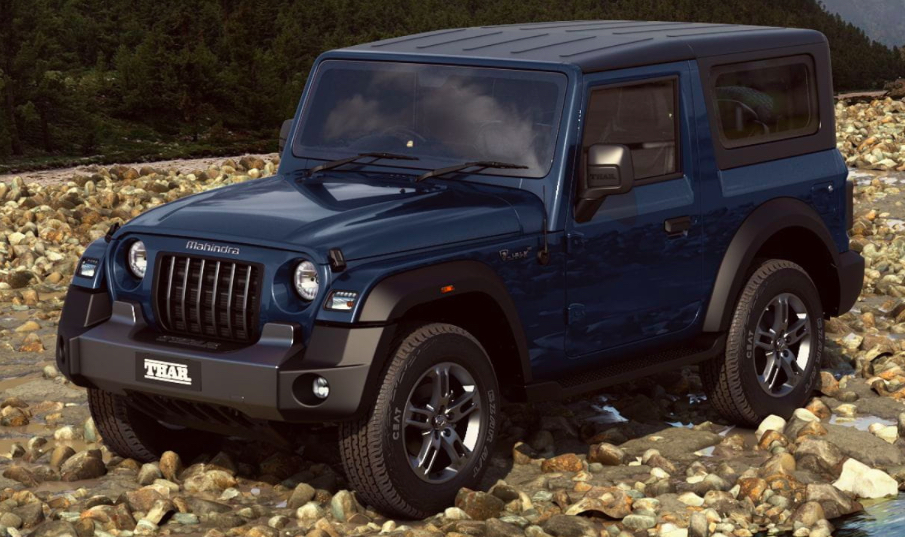 2021 Mahindra Thar Aquamarine