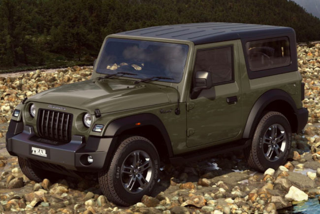 2021 Mahindra Thar Colours