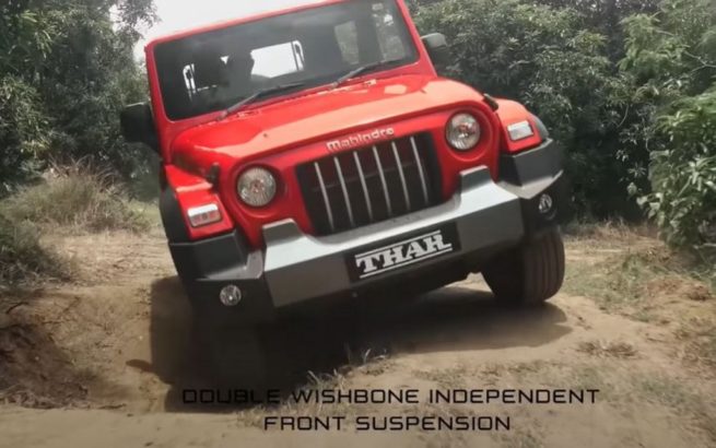 2021 Mahindra Thar Off-Roading Ability