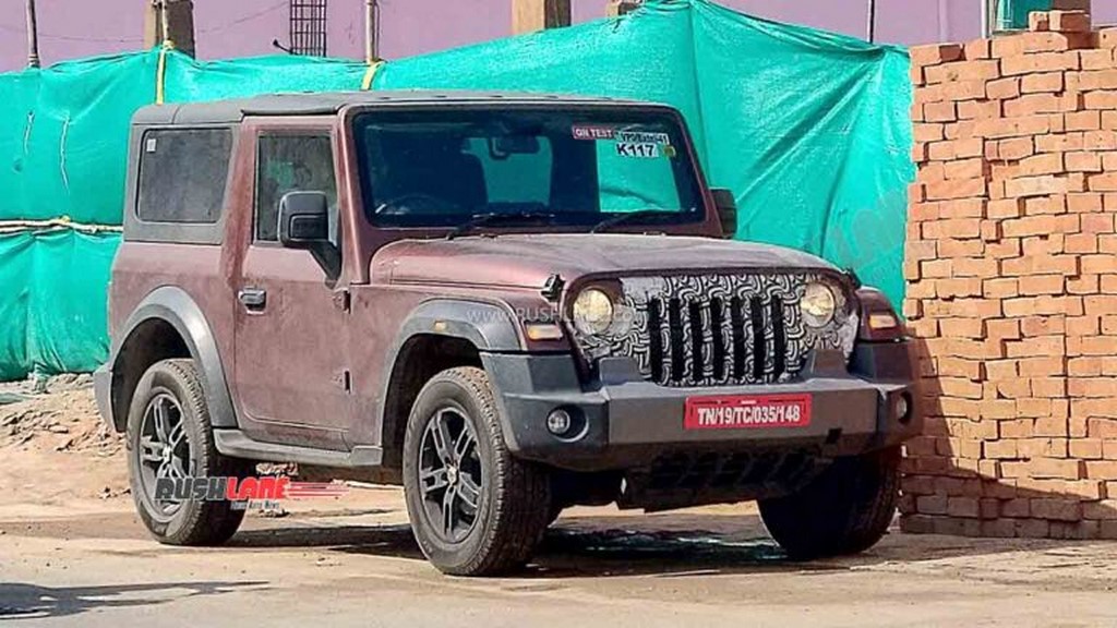 2021 Mahindra Thar Removable Hardtop Variant Spied