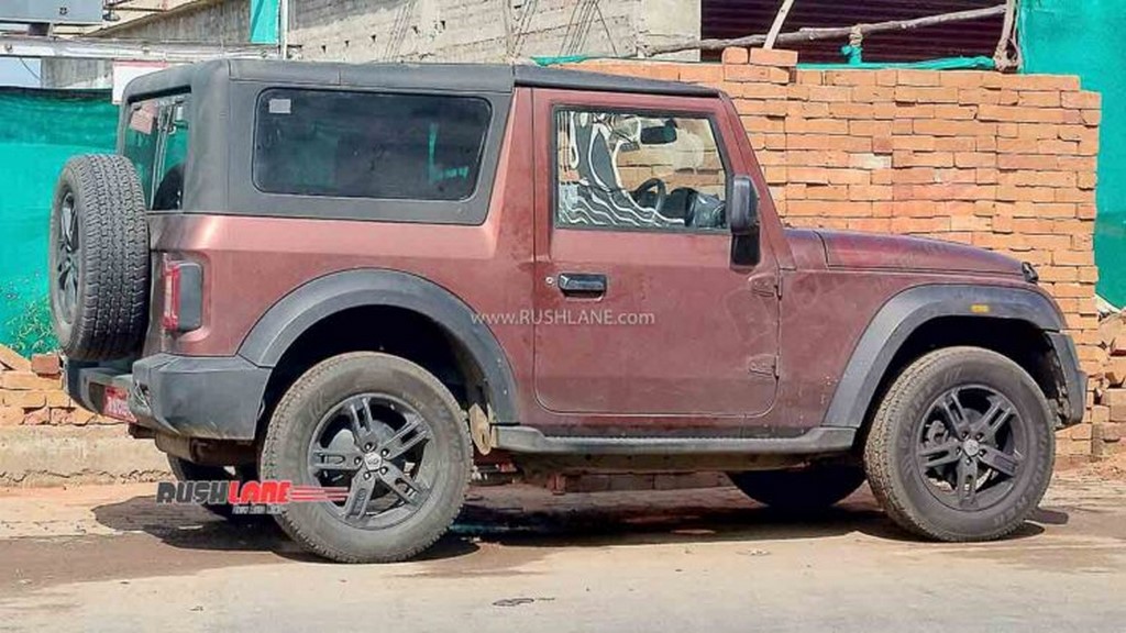 2021 Mahindra Thar Removable Hardtop
