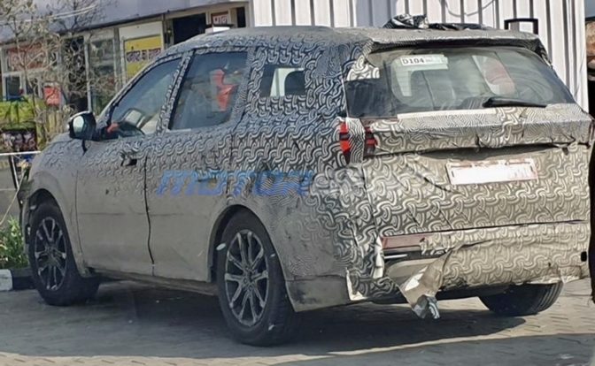 2021 Mahindra XUV500 Spied Rear