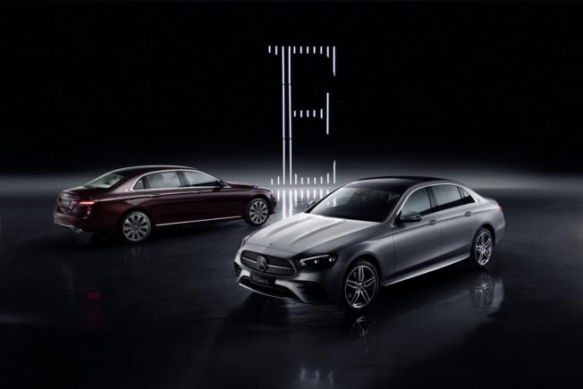 2021 Mercedes E Class LWB Front And Back