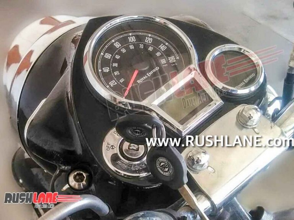 2021 Royal Enfield Classic 350 Instrument Cluster Spied