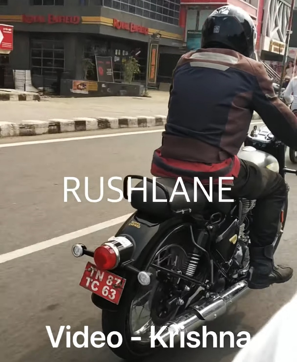2021 Royal Enfield Classic 350 Spied Rear
