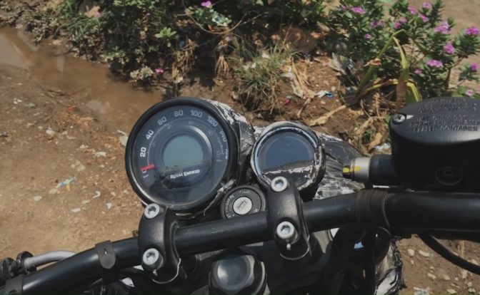 2021 Royal Enfield Hunter 350 Instrument Cluster Spied