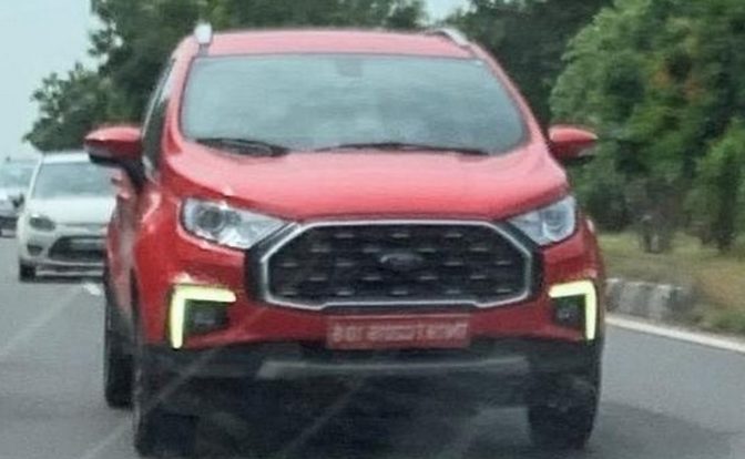 2022 Ford EcoSport Facelift Spied