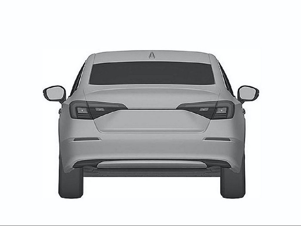 2022 Honda Civic Patent Rear