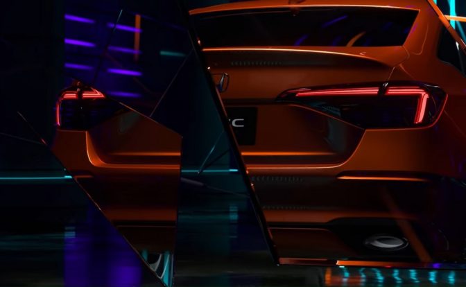 2022 Honda Civic Teaser Rear