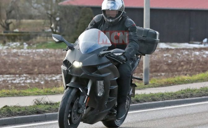 2022 Kawasaki Ninja H2 SX Spied