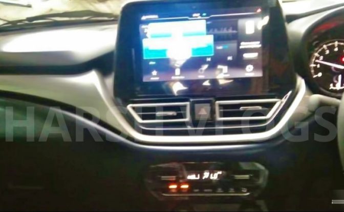 2022 Maruti Baleno Facelift Interior Spotted