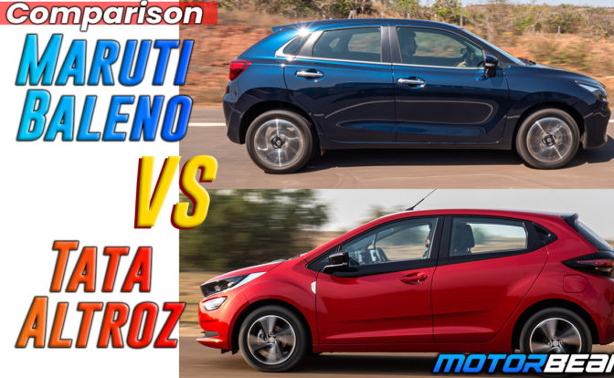 2022 Maruti Baleno vs Tata Altroz