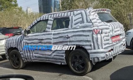 2022 Maruti Brezza Spied