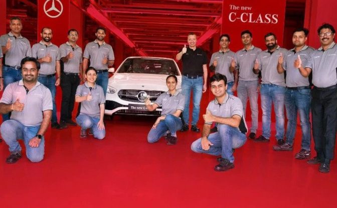 2022 Mercedes-Benz C-Class Production