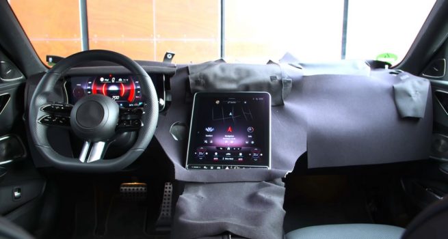 2022 Mercedes C-Class Interior Spied