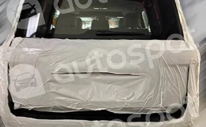 2022 Toyota Land Cruiser Spied Rear