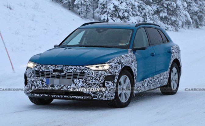 2023 Audi e-tron Facelift Spied
