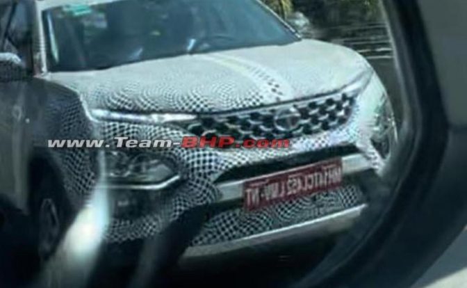 2023 Tata Safari Facelift Spied