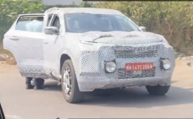 2023 Tata Safari Test Mule