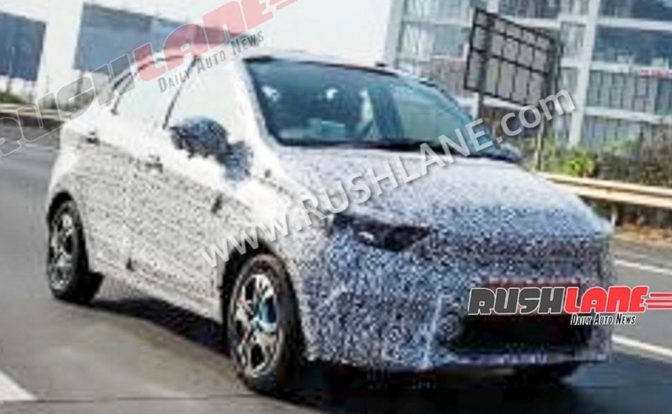 2023 Tata Tigor EV Spied