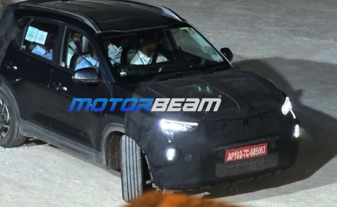 2024 Kia Sonet Facelift Spied