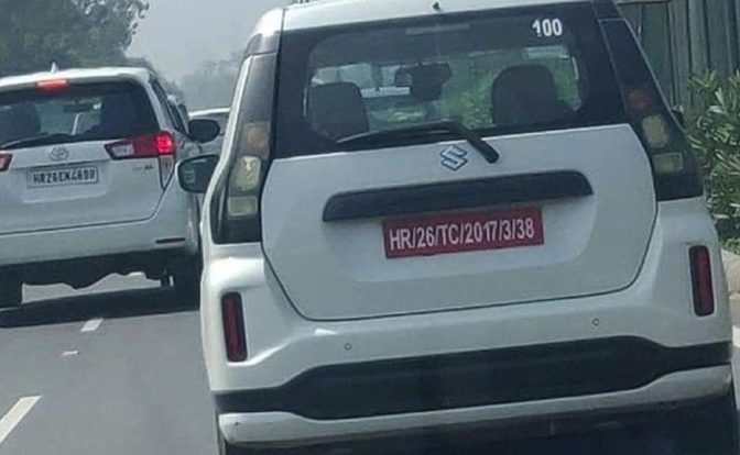 2024 Maruti Wagon R Spied Rear