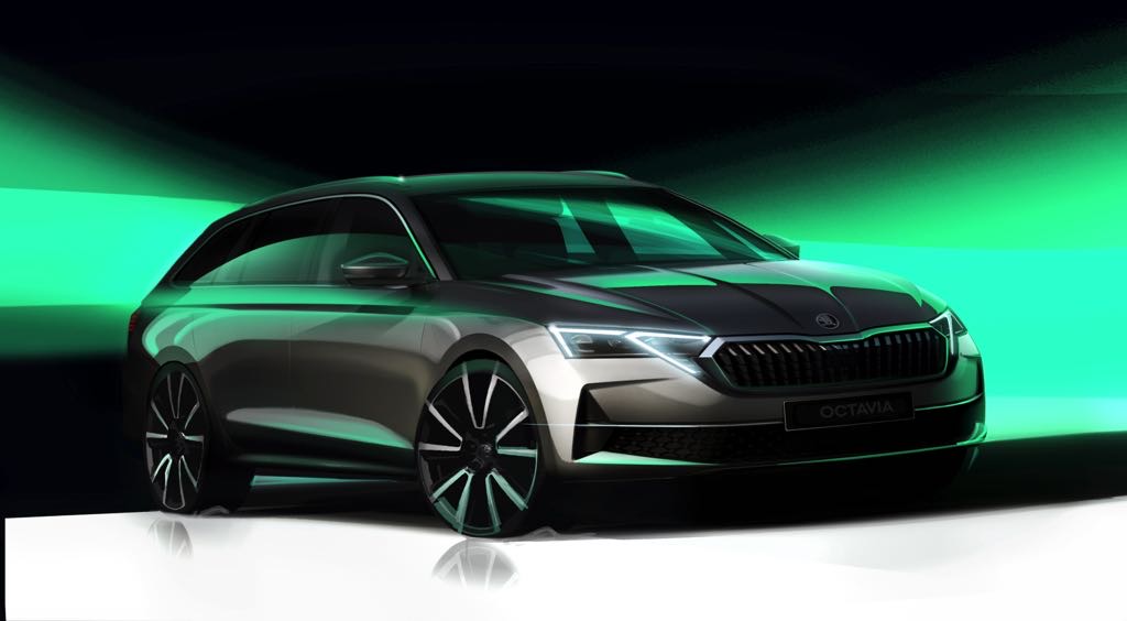 2024 Skoda Octavia Design Sketch