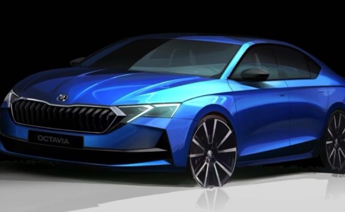 2024 Skoda Octavia Facelift Design Sketch