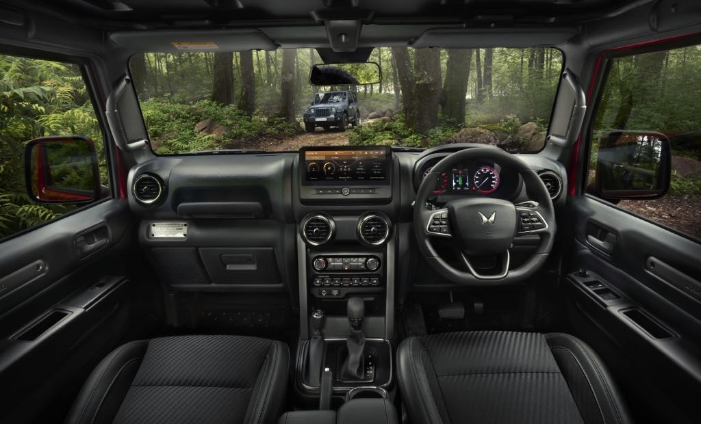 2025 Mahindra Thar Facelift Interior