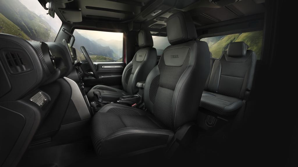 2025 Mahindra Thar Facelift Seats