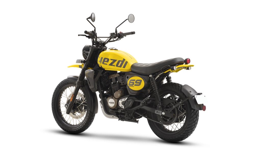 2026 Yezdi Scrambler Rear