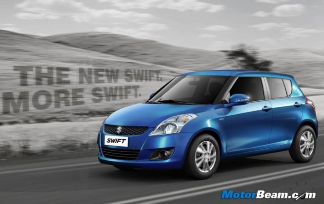 All New Swift Blue Colour