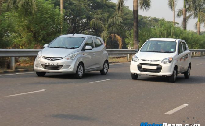 Alto 800 vs Hyundai Eon Video Review
