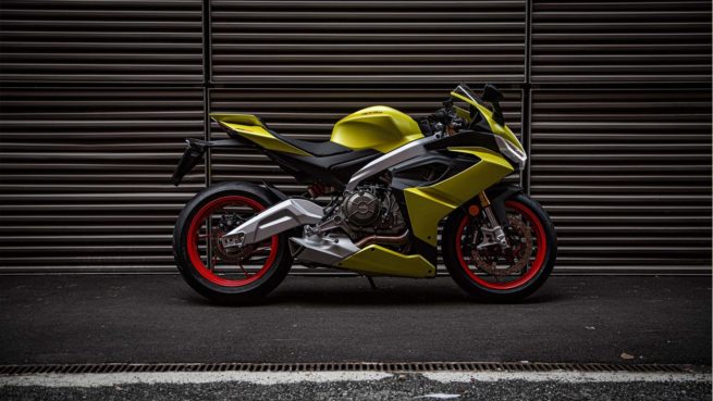Aprilia RS 660 Acid Gold Side