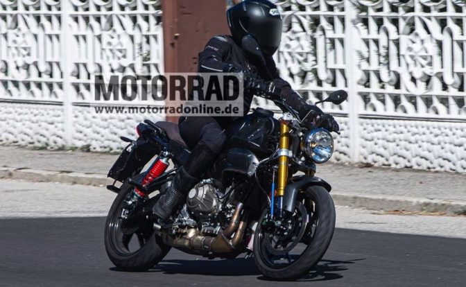 Aprilia Tuono 457 Spied