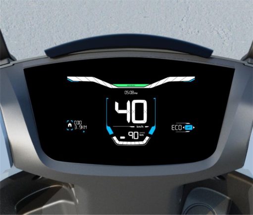 Ather 450S Digital Cluster