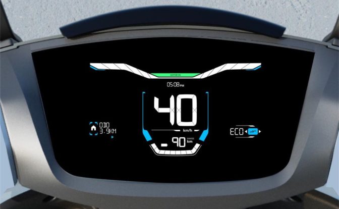 Ather 450S Digital Cluster