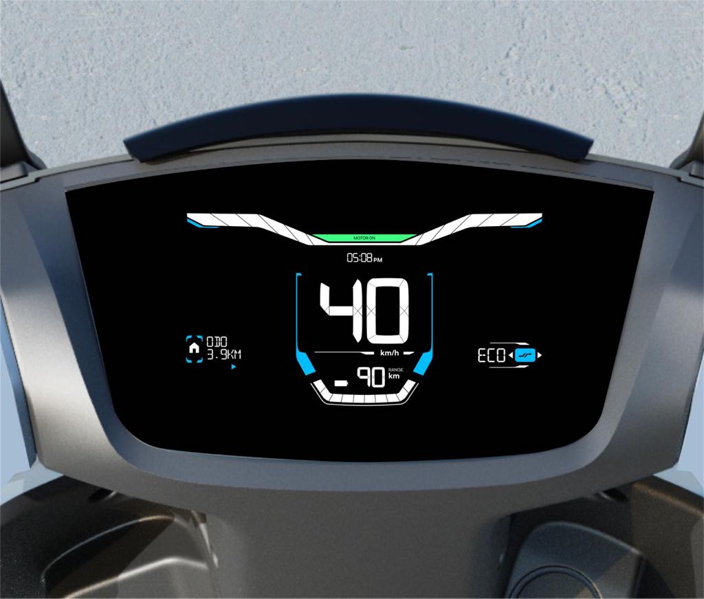 Ather 450S Digital Cluster