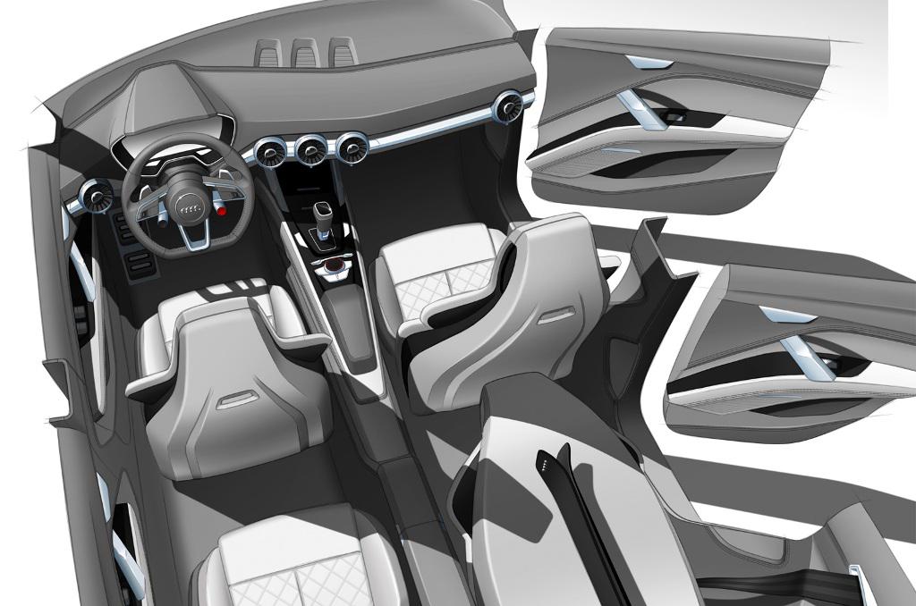 Audi Q4 Concept Sketch Interior
