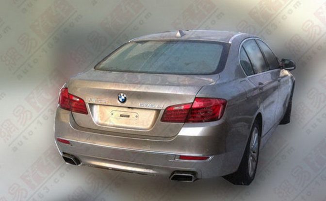 BMW 5 Series Facelift Rear