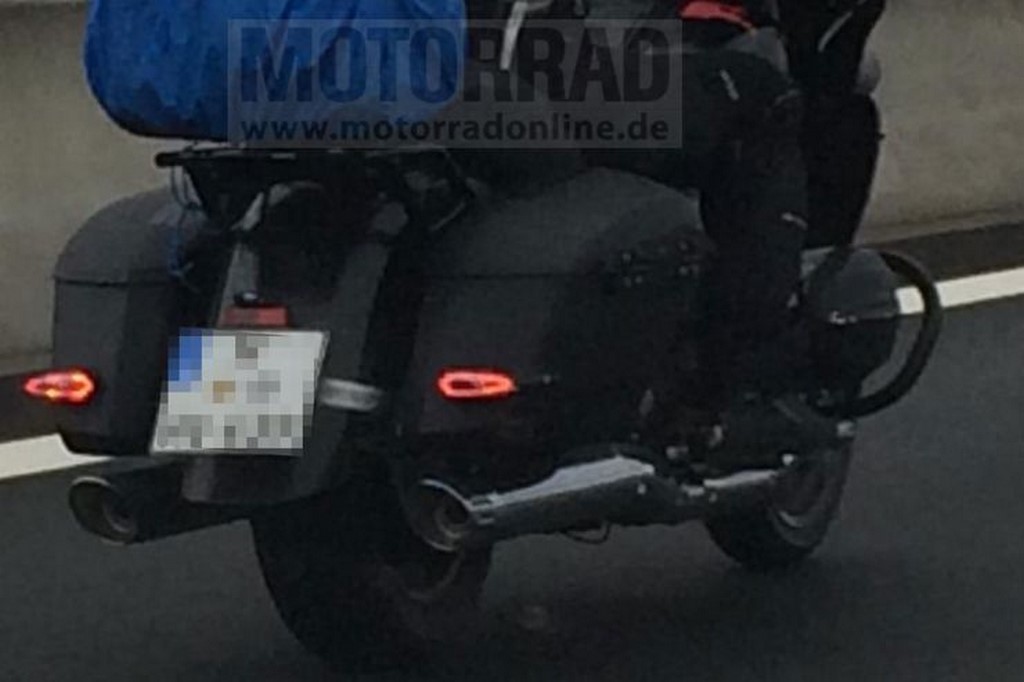 BMW Cruiser Motorcycle Rear Three Quarters